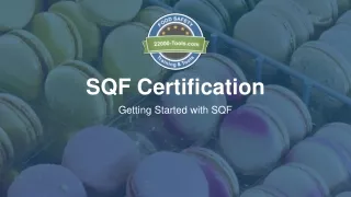 SQF Certification