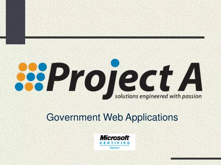 government web applications