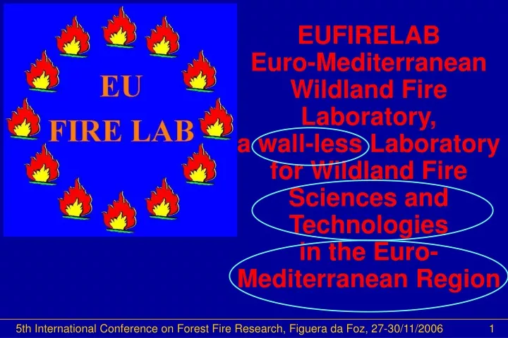 eufirelab euro mediterranean wildland fire