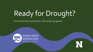 Ready for Drought?