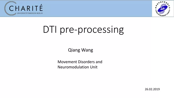 dti pre processing
