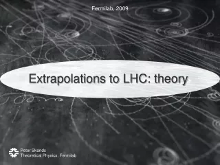 Extrapolations to LHC: theory