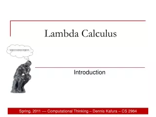 Lambda Calculus