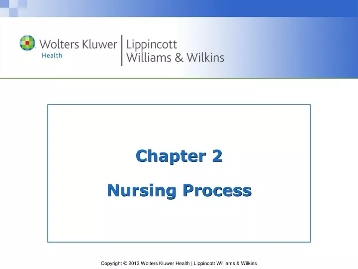 chapter 2 nursing process