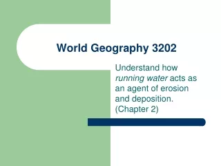 World Geography 3202