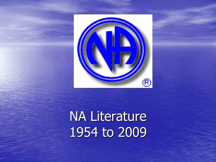 na literature 1954 to 2009