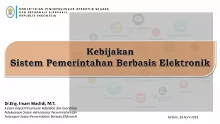 KEMENTERIAN PENDAYAGUNAAN APARATUR NEGARA DAN REFORMASI BIROKRASI REPUBLIK INDONESIA