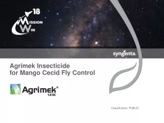 Agrimek Insecticide for Mango  Cecid  Fly Control