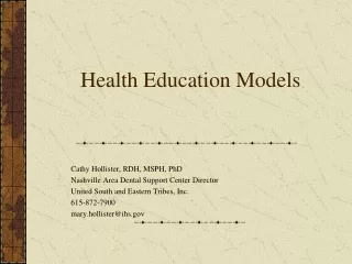 Health Education Models