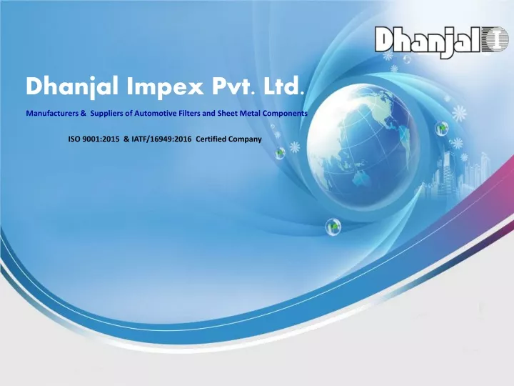 dhanjal impex pvt ltd