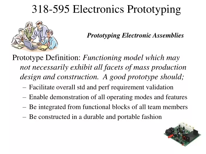 prototyping electronic assemblies