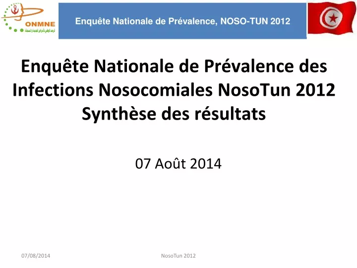 enqu te nationale de pr valence des infections nosocomiales nosotun 2012 synth se des r sultats