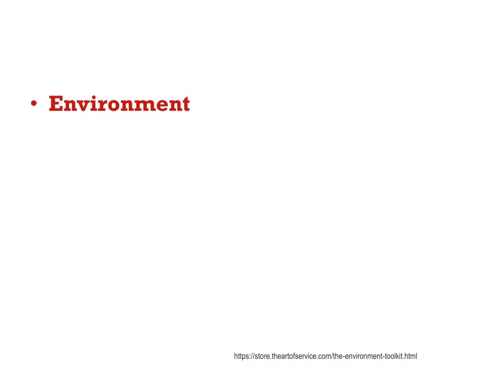 Environment - slide 1