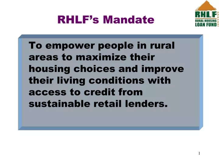 rhlf s mandate