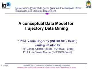 A conceptual Data Model for  Trajectory Data Mining