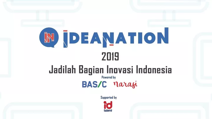 2019 jadilah bagian inovasi indonesia