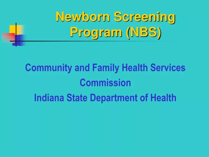 newborn screening program nbs