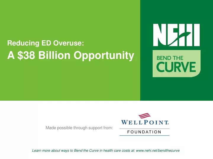 reducing ed overuse a 38 billion opportunity