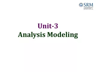 Unit-3 Analysis Modeling