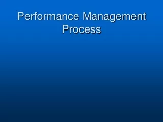 Performance Management  Process