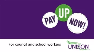 For council  and  school  workers