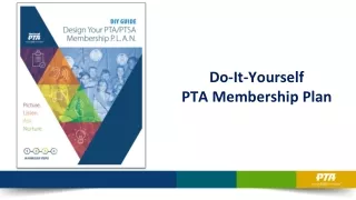 Do-It-Yourself  PTA Membership Plan