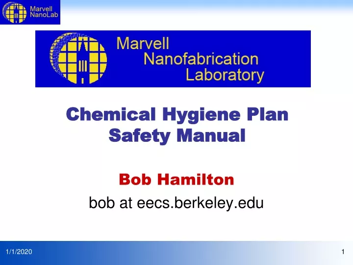 chemical hygiene plan safety manual