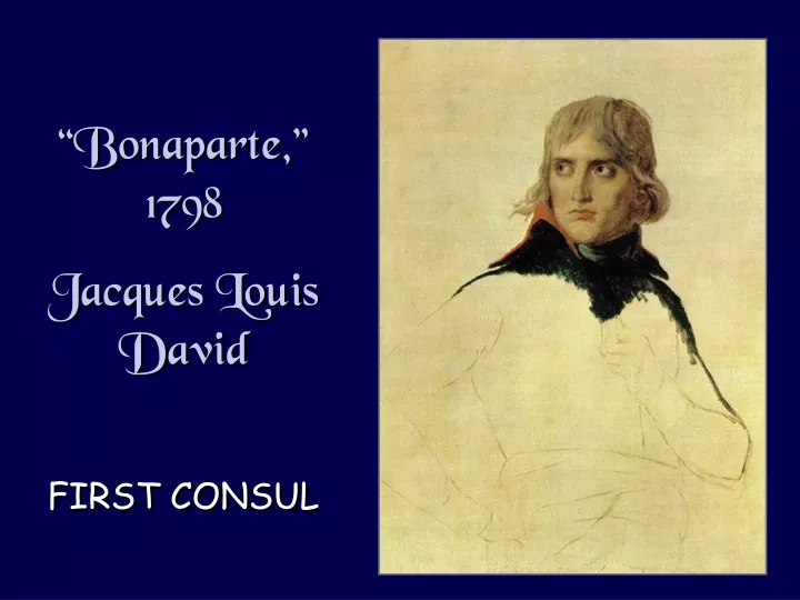 bonaparte 1798 jacques louis david first consul