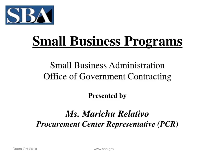 small business programs small business