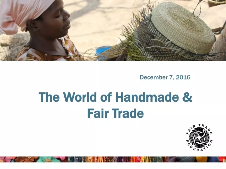 the world of handmade fair trade