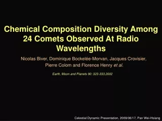 Chemical Composition Diversity Among  24 Comets Observed At Radio Wavelengths