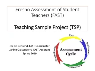 Fresno Assessment of Student Teachers (FAST) Teaching Sample Project (TSP)