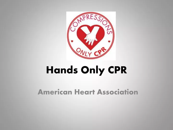 hands only cpr