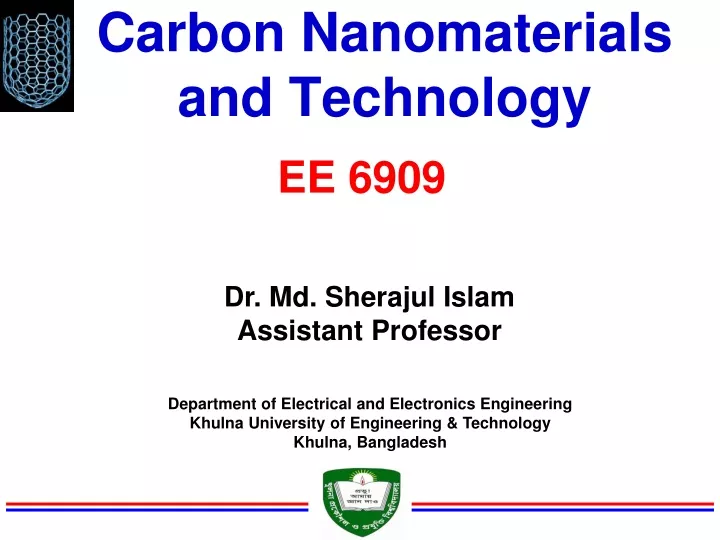 carbon nanomaterials and technology