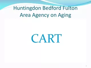 Huntingdon Bedford Fulton  Area Agency on Aging