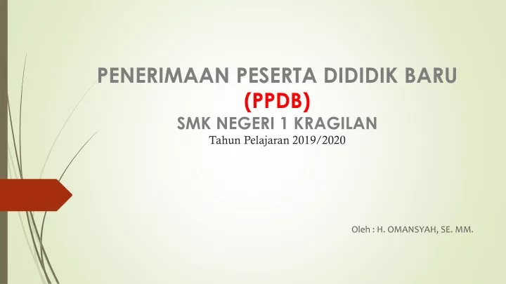 penerimaan peserta dididik baru ppdb smk negeri 1 kragilan tahun pelajaran 2019 2020