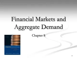Financial Markets and Aggregate Demand
