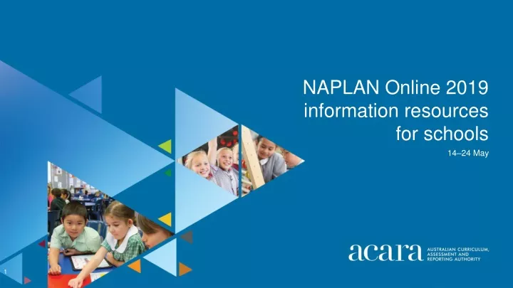naplan online 2019 information resources for schools