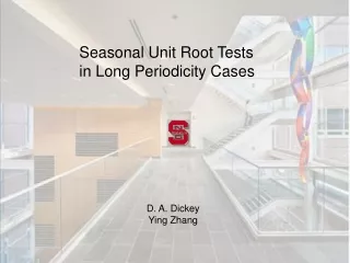 Seasonal Unit Root Tests  in Long Periodicity Cases