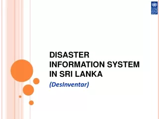 DISASTER  INFORMATION SYSTEM  IN SRI LANKA