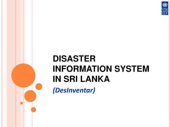 disaster information system in sri lanka