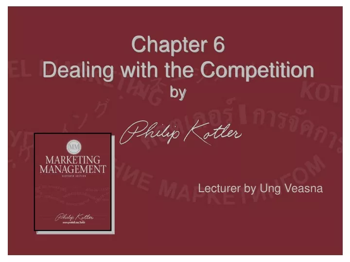 chapter 6 dealing with the competition by