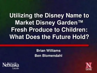Brian Williams Ben  Blomendahl