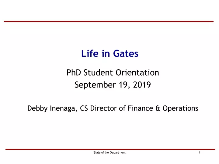 life in gates