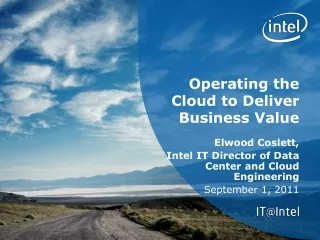Operating the Cloud to Deliver Business Value