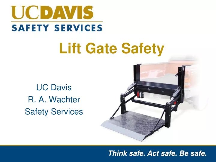 lift gate safety