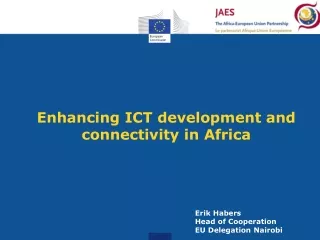 Enhancing ICT development and connectivity in Africa