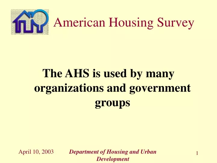 american housing survey