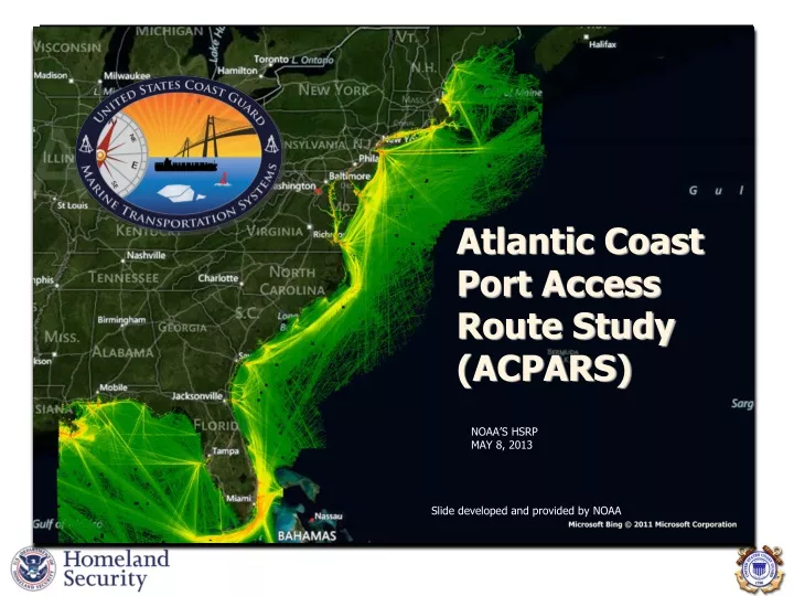 atlantic coast port access route study acpars