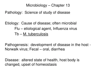 Microbiology – Chapter 13